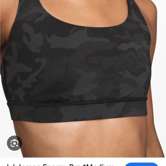 Women's Camouflage Sports Bra - Picture 2 of 6